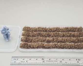 JHT - Winter Strip Grass Tufts - Self Adhesive Grass Tufts - 8mm height x 108mm long 4per pack