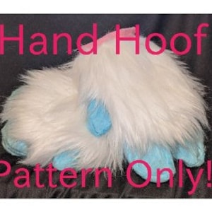 Puffy Hand Hoof Fursuit Pattern Cloven Hoof image 1