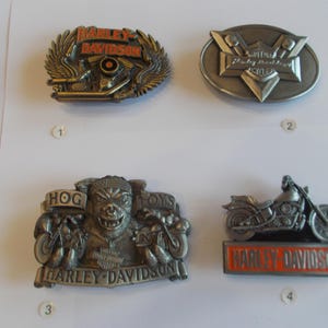 HARLEY DAVIDSON~Belt Buckle~1983~1993~Baron~Siskiyou~Pewter~Used As Display~Biker~Gift~Collectable~Biker~Cowboy~Jewelry~USA~Gift~Your Choice