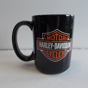 Harley Davidson~Coffee~Mug~Cup~Bar and Shield~Old Stock~Original Box~15oz.~Gift