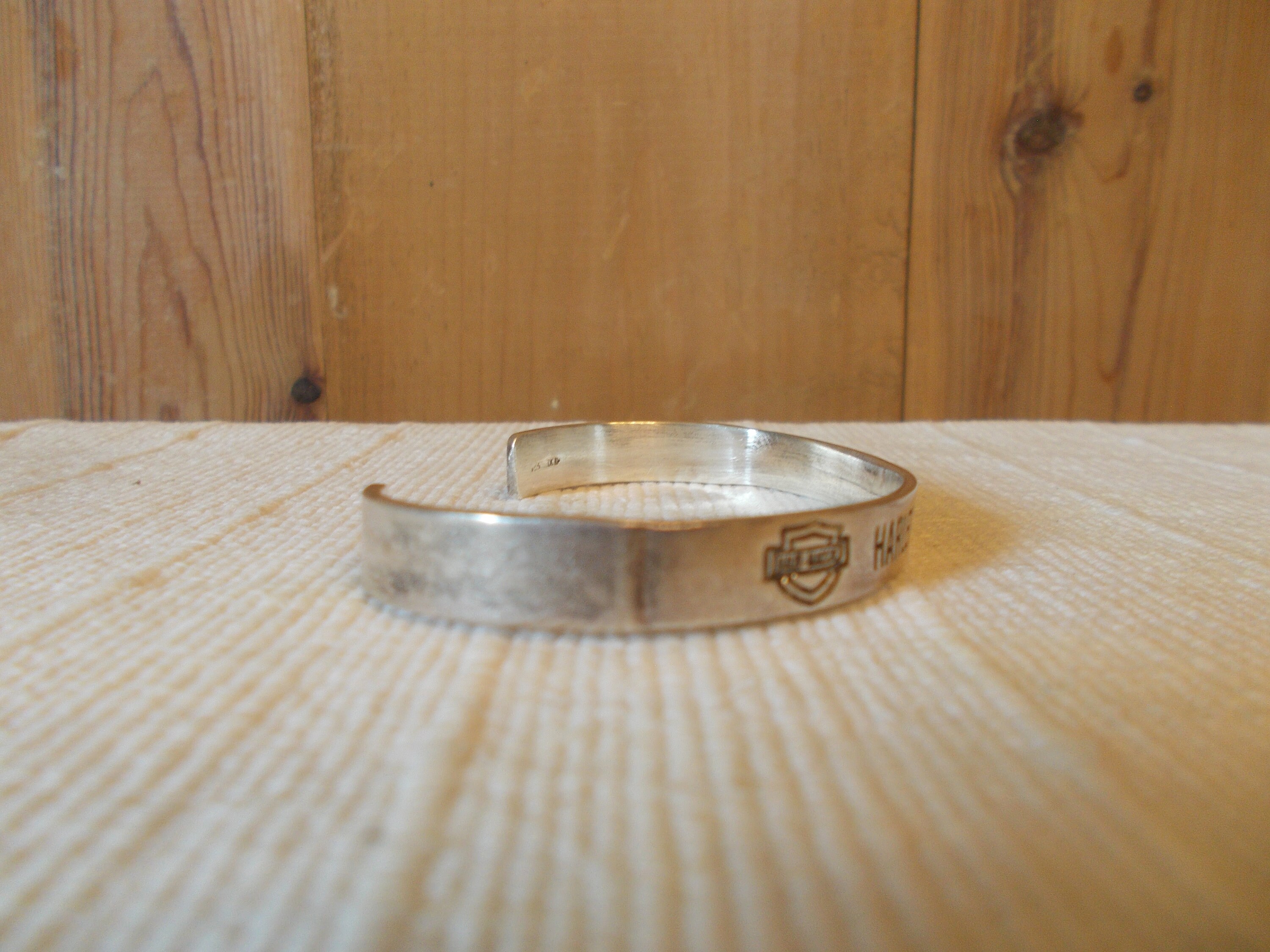 Genuine~harley Davidson~cuff~bracelet~sterling Silver~men's Genuine~harley Davidson~cuff~bracelet~sterling Silver~men's