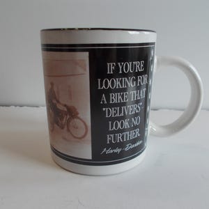Harley Davidson~Coffee~Mug~Old Stock~1994~Original Box~12oz.~Gift