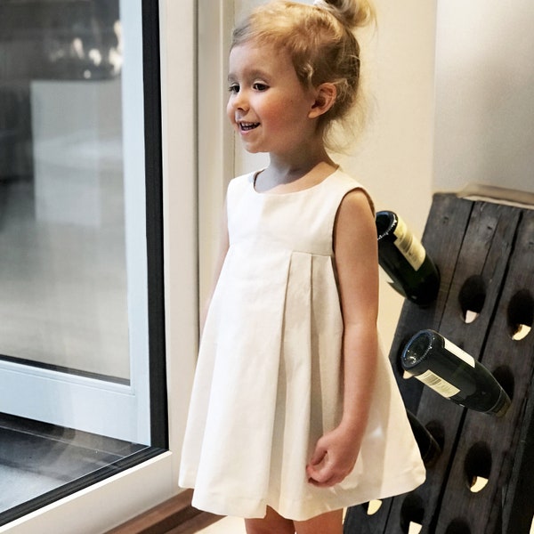 Bulle dress - PDF sewing pattern with girl's dress, shirt and tunic + E-book with detailed instructions