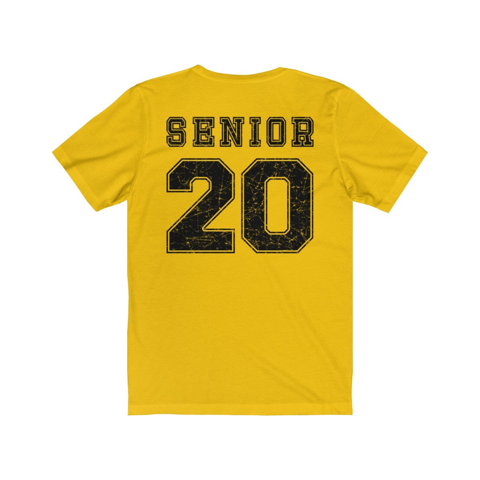 CUSTOM Senior 2021 Jersey Back Graduation TShirt Etsy