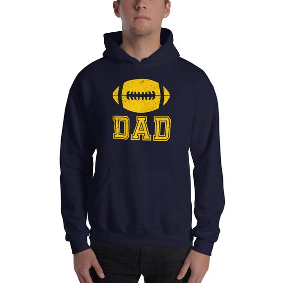 navy blue and gold hoodie