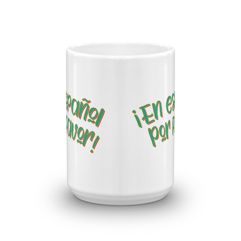 En Español Por Favor Spanish Teacher Ceramic Mug Coffee Cup Etsy