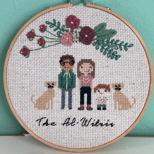 Custom Cross Stitch Portrait