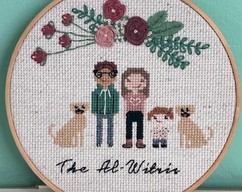 Custom Cross Stitch Portrait