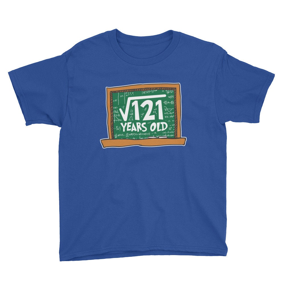 Square Root Of 121 11 Year Old Birthday Shirt Gift For 11th Etsy square-root-of-121-11-year-old-birthday-shirt-gift-for-11th-etsy