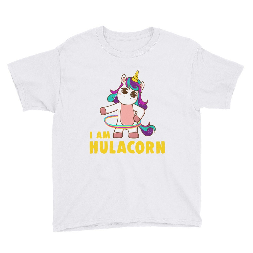 Hulacorn Funny Unicorn Hula Hooping Hooper Short-sleeve Unisex T-shirt -   Canada