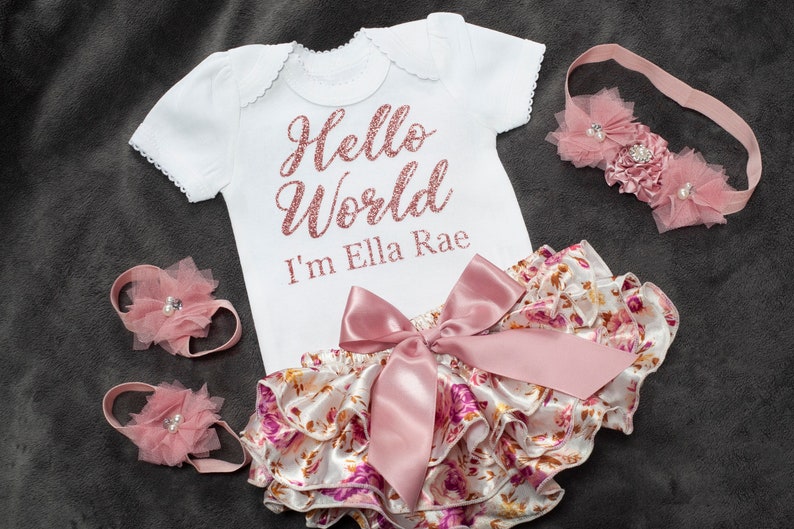 BABY GIRL My First Easter Newborn Easter Coming Home Outfit Etsy