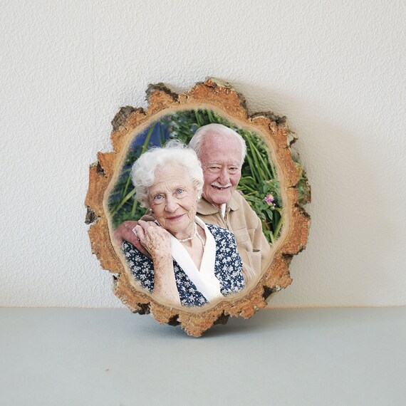 PERSONALISED Best Grandad Ever Wooden Engraved Photo Frame Grandad Birthday Gift