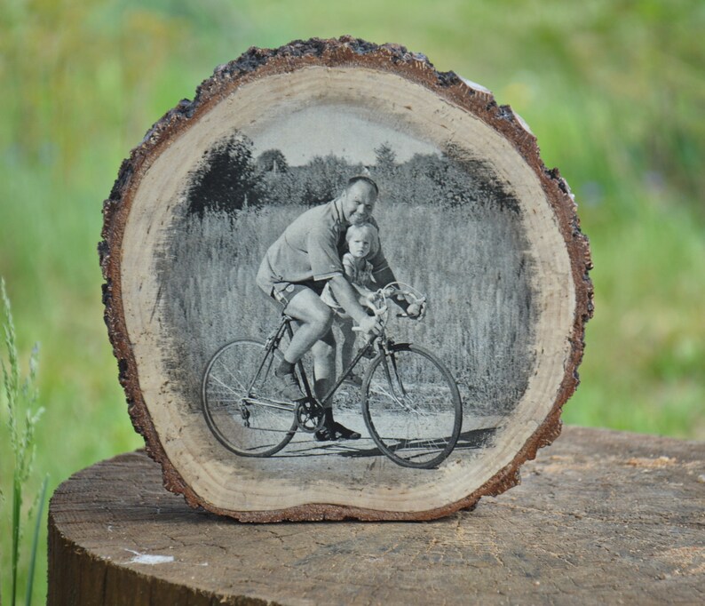 Rustic Wood Photo Transfer Custom Photo On Wood Photo Gift for Etsy