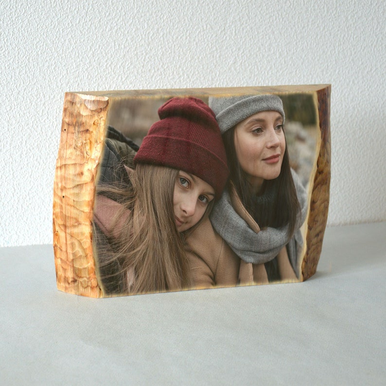 Photo Gifts Wood Photo on Wood Wooden Picture on Wood Slice Etsy