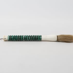 Grüner Jade Abacus Kalligraphie Pinsel Groß