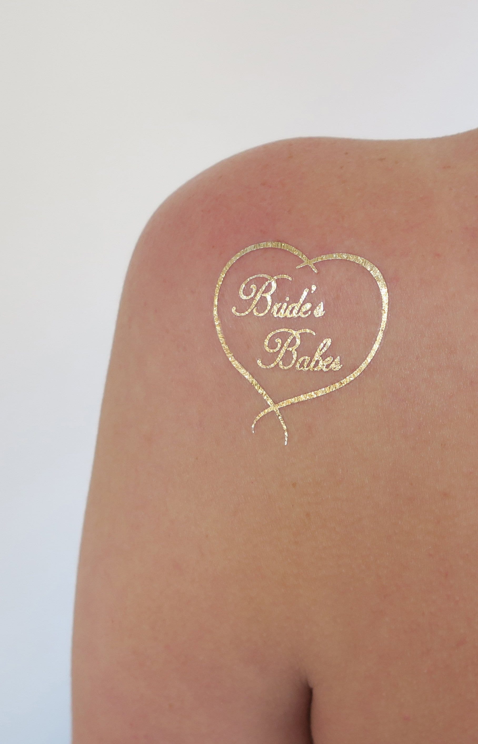Fancy Dress 8 Gold Hen Night Party Tattoos,1 x Bride to Be 7 x Bride Babes 
