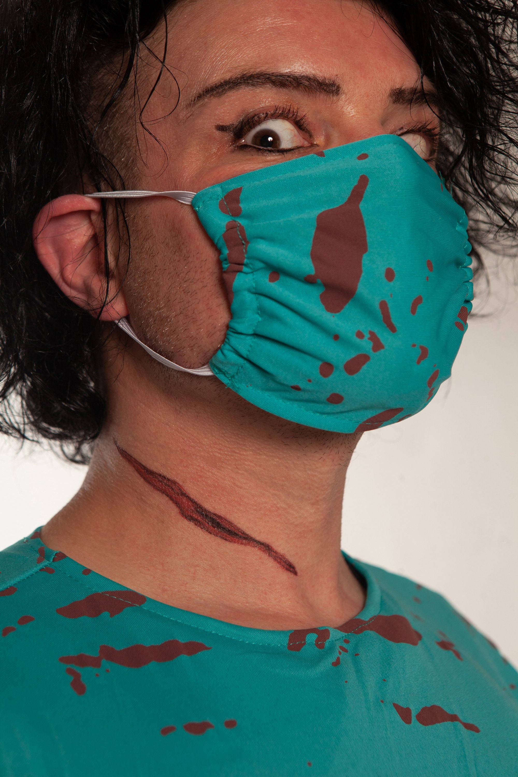 Halloween Faux Sang corps visage vêtements artificielle blessures Vampire Zombie Infirmière UK