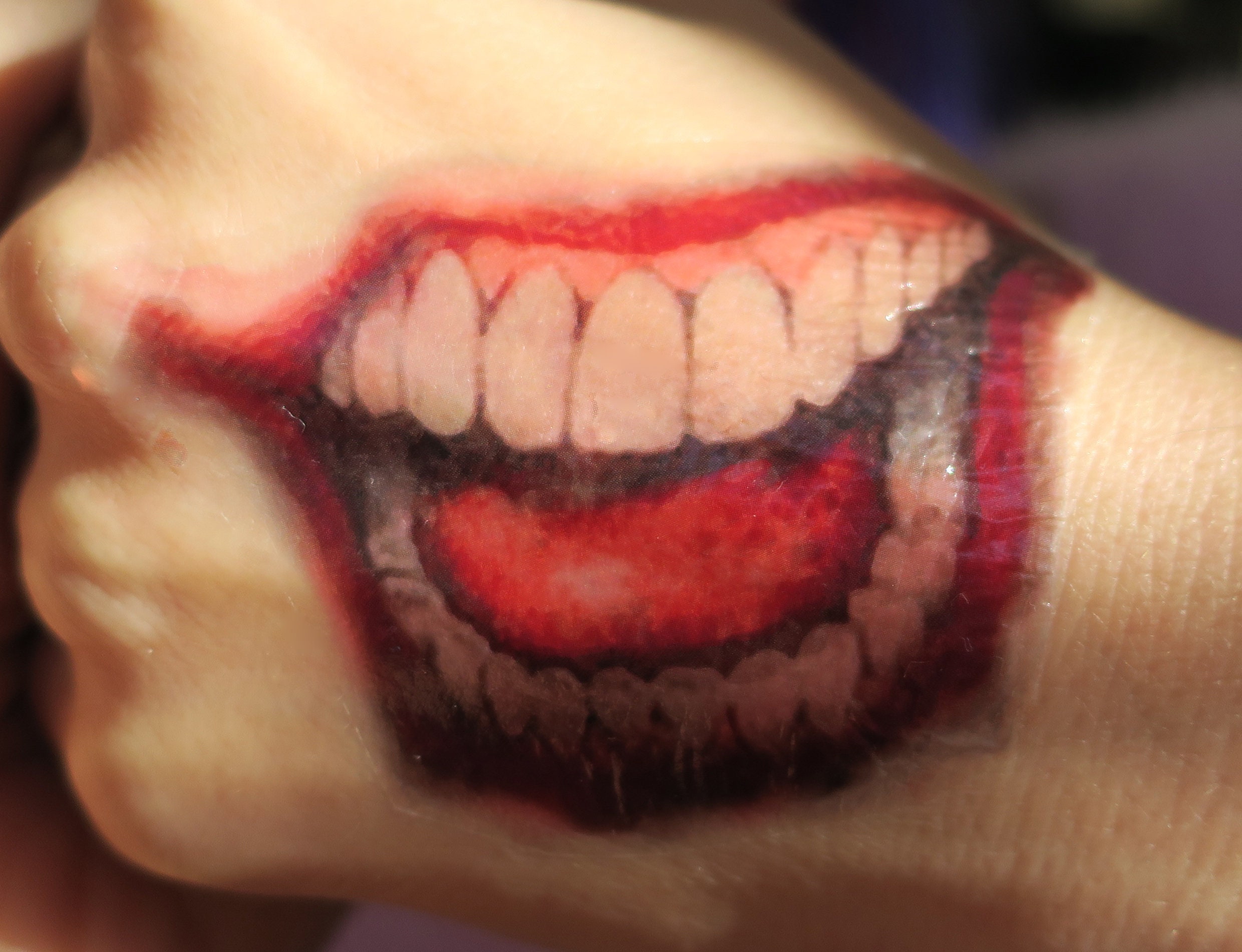 Joker Tattoos Suicide Squad Halloween Fancy Dress Etsy Joker Tattoos Suicide Squad Halloween Fancy Dress Etsy