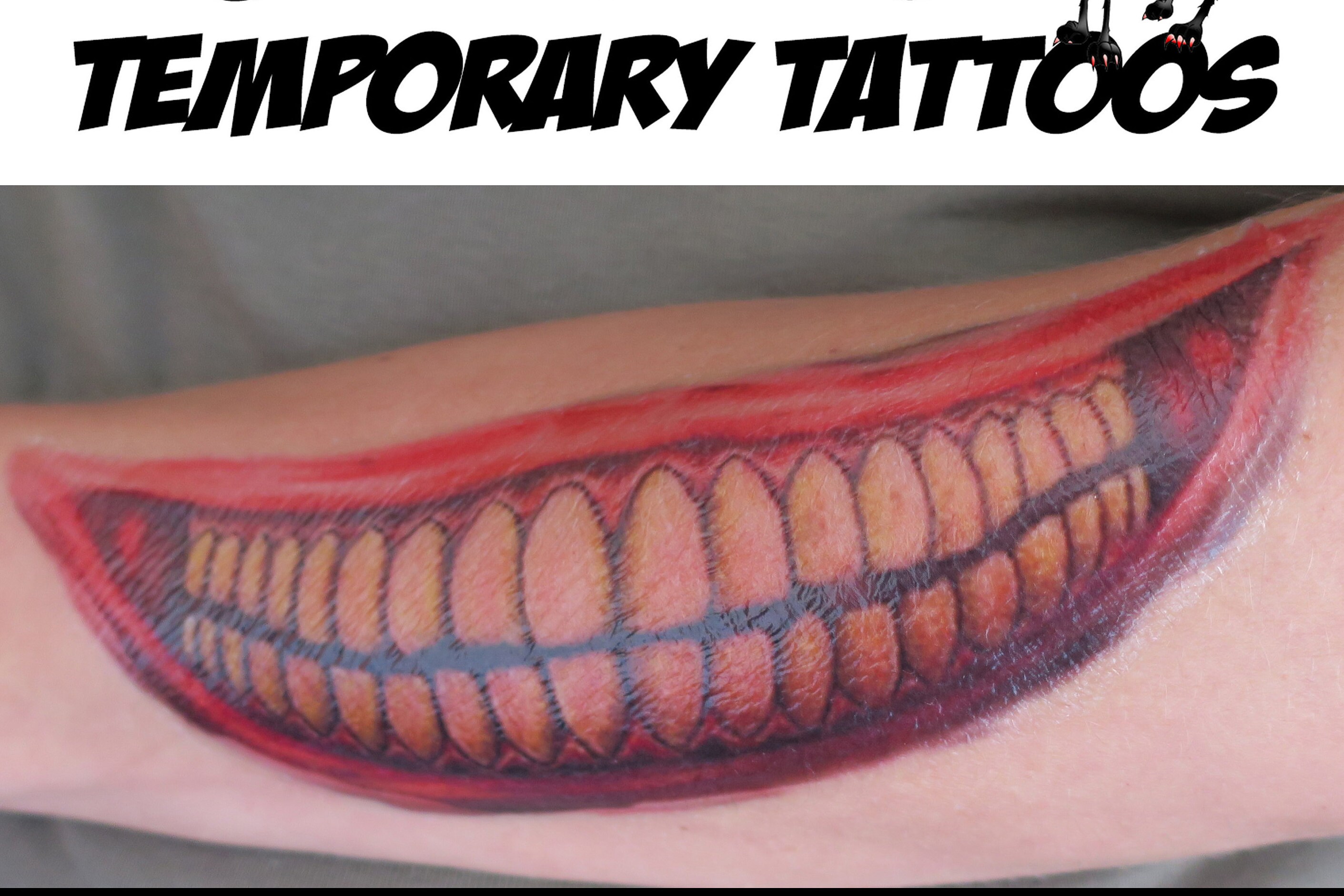 Joker Tattoos Suicide Squad Halloween Fancy Dress Joker Etsy Joker Tattoos Suicide Squad Halloween Fancy Dress Joker Etsy