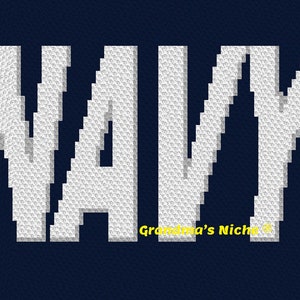 Navy - Crochet Blanket C2C Pattern, “Written instructions”, Graphghan, Tunisian crochet, Cross Stitch, Knitting, latch hook, etc.