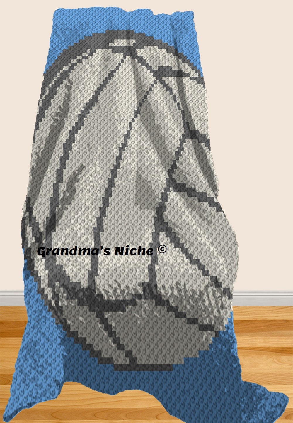 Volleyball Crochet Blanket C2C Pattern Written Etsy