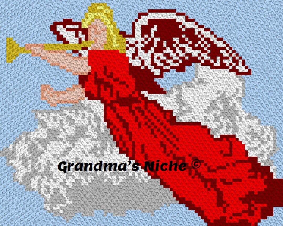 Angel Trumpet - Crochet Blanket C2C Pattern, “written Instructions ...