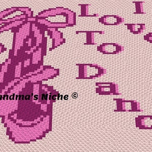 Dancing Shoes - Crochet Blanket C2C Pattern, “Written instructions”, Tunisian crochet, Graphghan, Cross Stitch, Knitting, latch hook, etc.