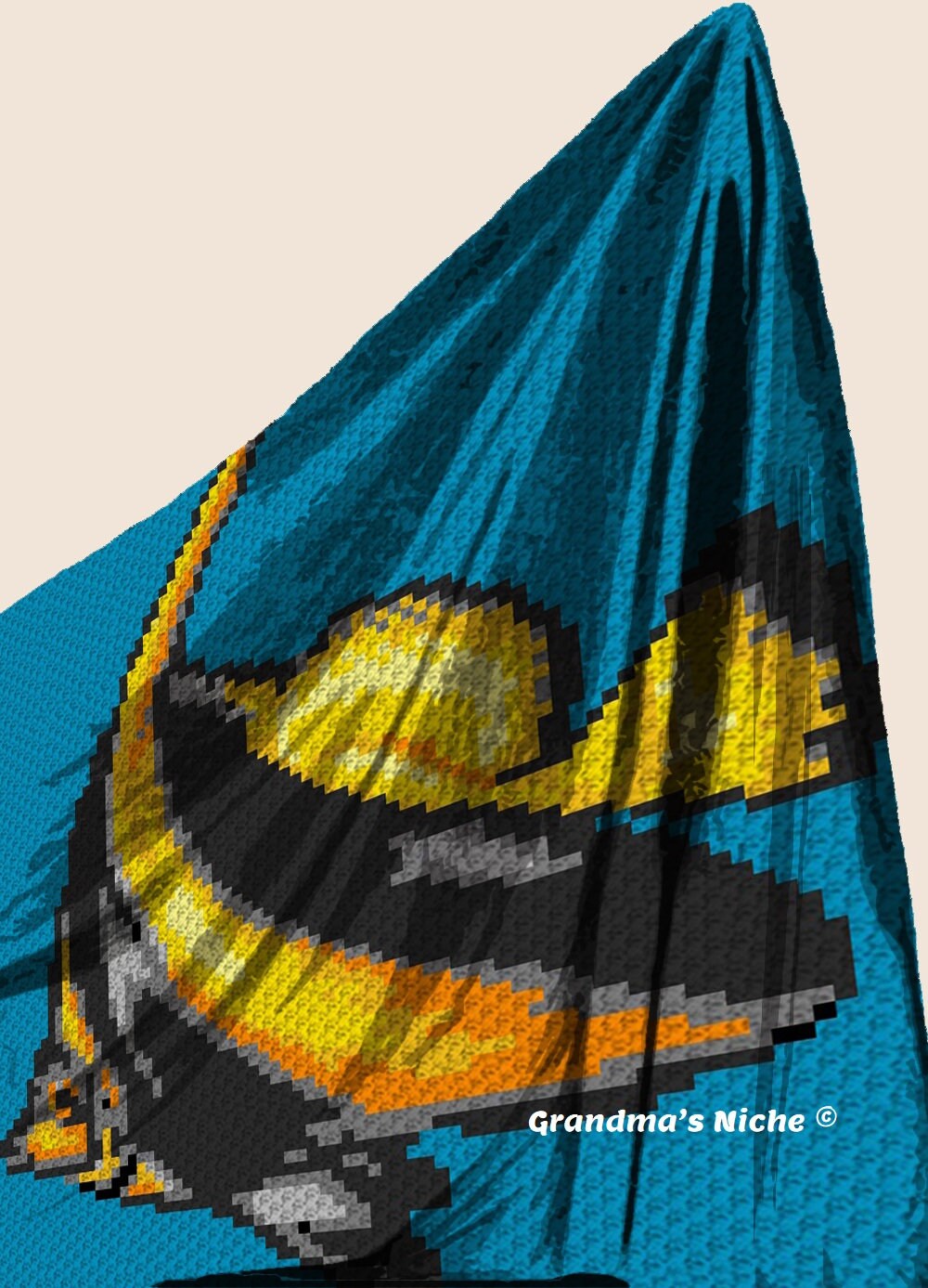 Angel Fish - Crochet Blanket C2C Pattern, “written Instructions ...