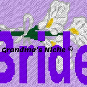 Bride – Crochet Blanket C2C Pattern, Written instructions, Tunisian crochet, Graphghan, Cross Stitch, Knitting, latch hook, etc.