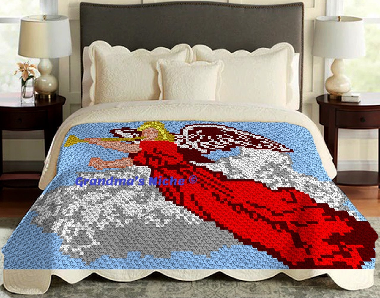 Angel Trumpet - Crochet Blanket C2C Pattern, “written Instructions ...