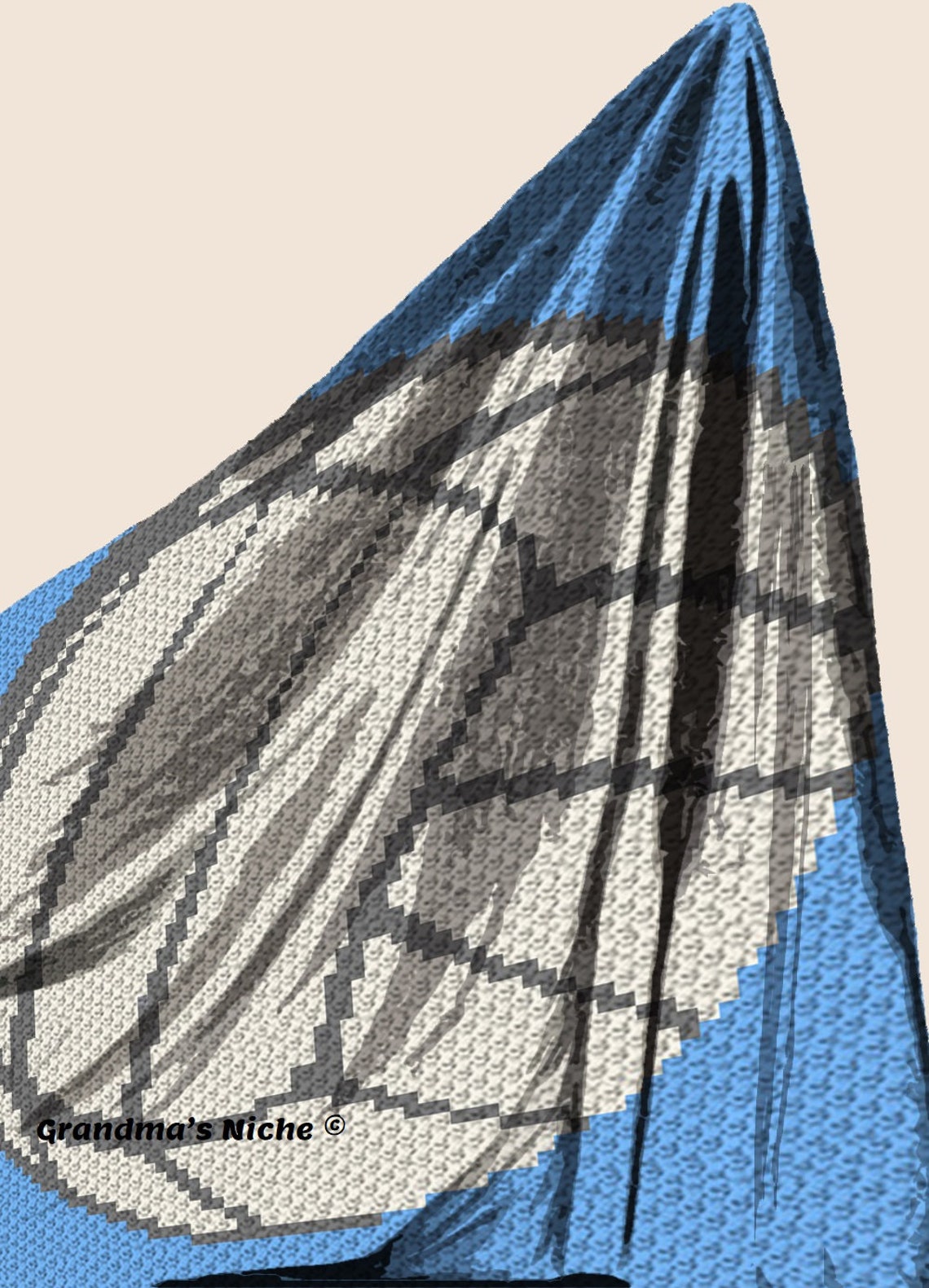 Volleyball Crochet Blanket Pattern C2C Tunisian crochet Etsy