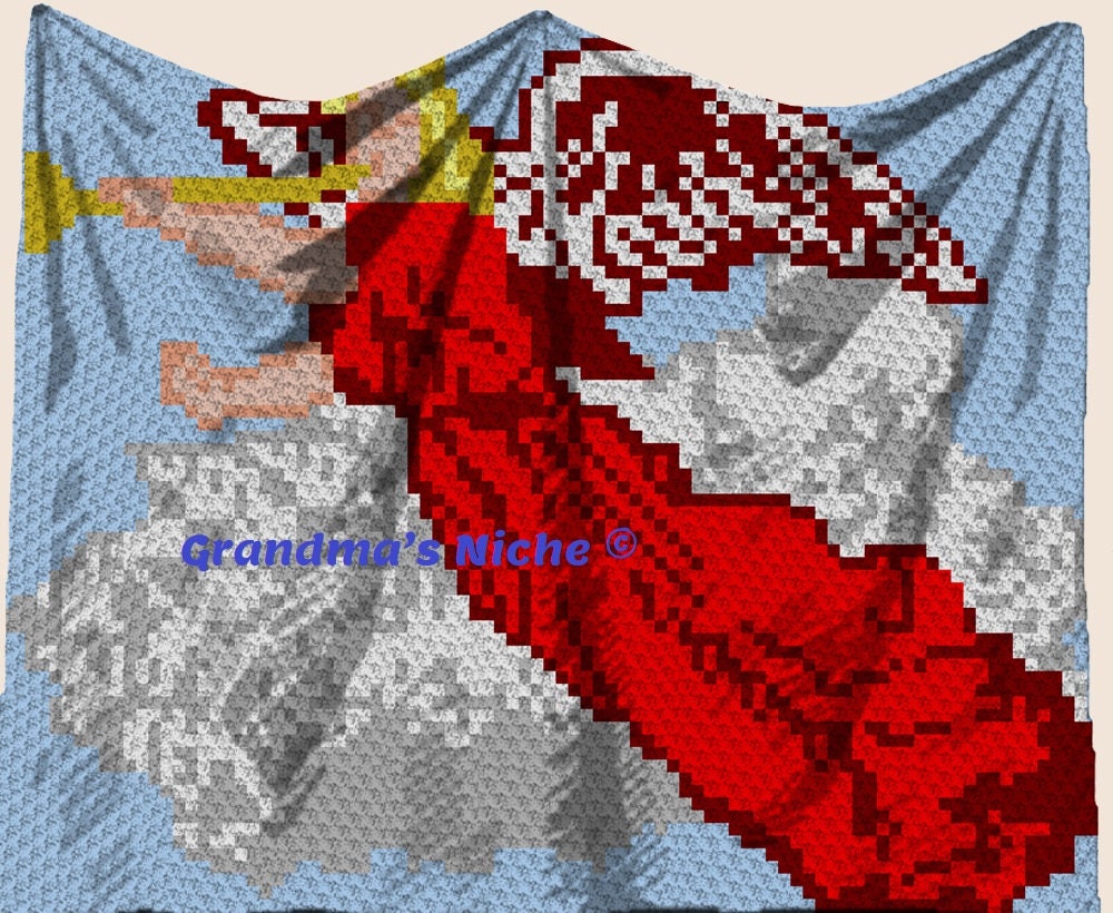 Angel Trumpet - Crochet Blanket C2C Pattern, “written Instructions ...