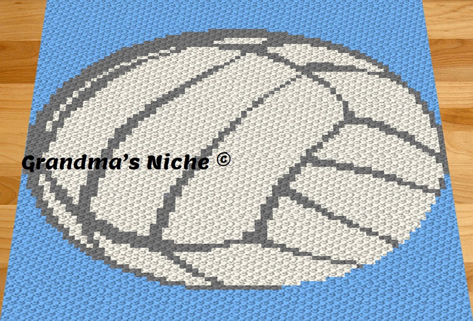 Volleyball Crochet Blanket C2C Pattern Written Etsy Italia