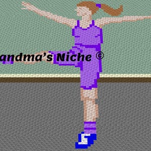 Gym – Crochet C2C Pattern, Written instructions, Cross Stitch pattern, Tunisian crochet, Graphghan, Knitting, latch hook, etc.