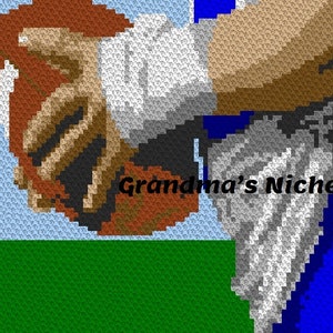 Football Game - Crochet Blanket C2C Pattern, “Written instructions”, Tunisian crochet, Graphghan, Cross Stitch, Knitting, latch hook, etc.