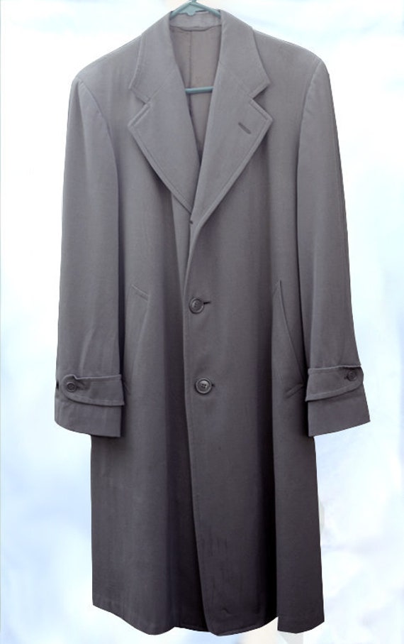 1950s Stylin' Men's Gabardine Coat