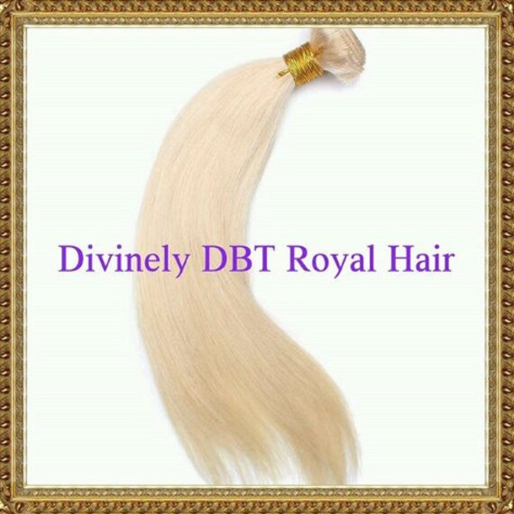 European Bleach Blonde Divinely Dbt Royal Hair 100 Human Hair Etsy
