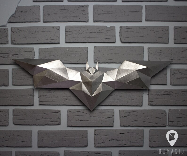 Бэтмен batman logo wall decor hanging batman DIY gift Etsy