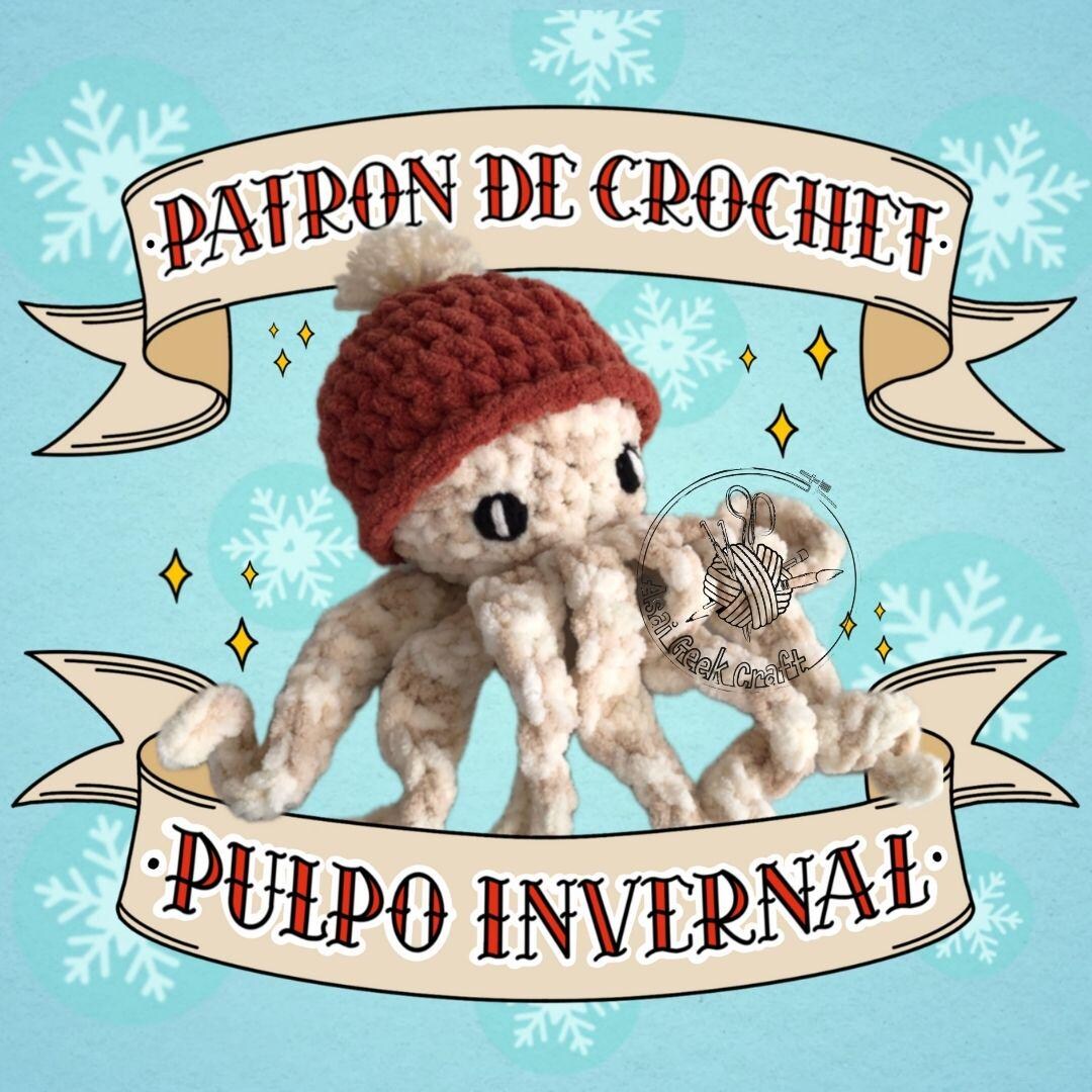 Español Patrón De Pulpo a Crochet En Español Patrón De Pulpo Invernal