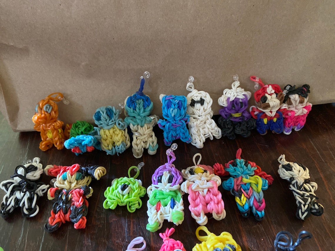 Rubberband Charms Etsy
