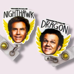 Step Brothers Ausweisrolle, einziehbare Ausweisrolle, lustiger Ausweishalter, Drehclip, Gürtelclip, MRI Safe, Schlüsselband, Komödie Film Ausweisrolle