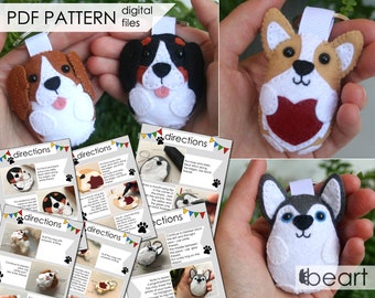 PDF および SVG パターン: キャバリア キング チャールズ スパニエルの