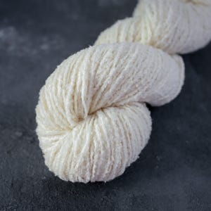 Filato Merino non tinto Boucle, lana per tintura