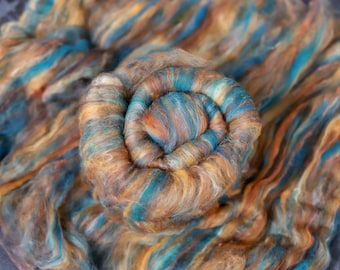 ECO Art Batt / Carded wool, felting wool, spinning lining, carded fleece, fleece wool Merino, spinning wool, felting batts