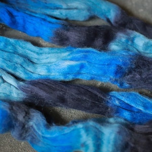 Combed wool fibers for spinning and felting / doll hair / roving wool / felting wool / for spinning and felting / image 3