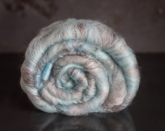Art Batt / Carded wool, felt wool, spinning lining, carded fleece, nonwoven wool merino, spinning wool, hand carded wool silk / felting batts