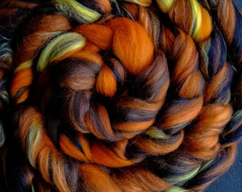 BFL & Merino wool roving / hand combed top / for spinning and felting