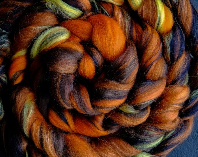 BFL & Merino wool roving / hand combed top / for spinning and felting