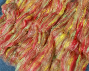 ECO Art Batt / Carded wool, felting wool, spinning lining, carded fleece, fleece wool Merino, spinning wool, felting batts