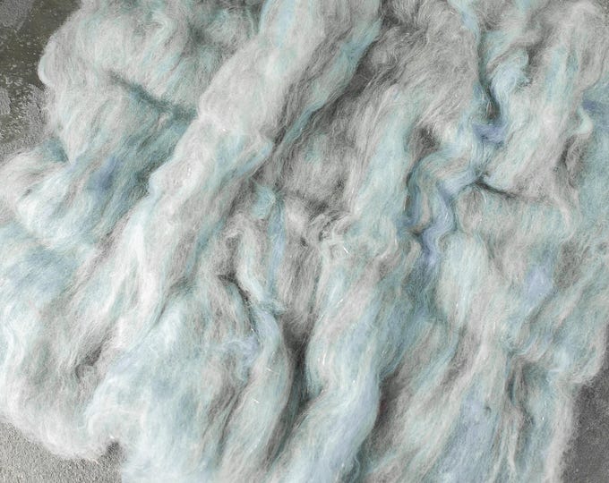 ECO Art Batt / Carded Wool, Felt Wool, Spinning Lining, Carded Fleece, Fleece Wool Merino, Spinning Wool, Felting Batts